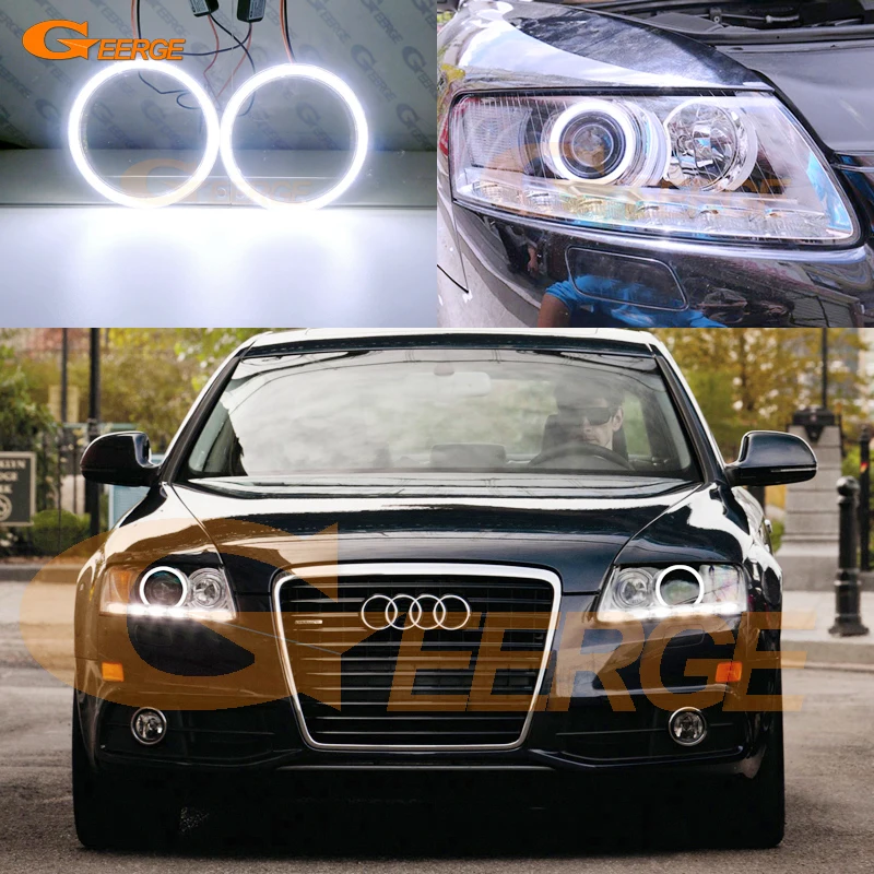 For AUDI A6 S6 RS6 C6 2009 2010 2011 XENON headlight Excellent Ultra bright COB led angel eyes halo rings Day Light
For AUDI A6 S6 RS6 C6 2009 2010 2011 XENON headlight Excellent Ultra bright COB led angel eyes halo rings Day Light