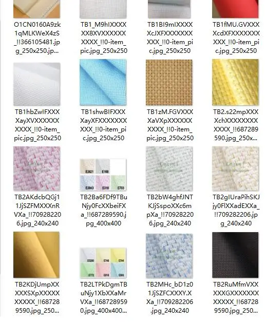 9 ONEROOM 25x25 см Aida 14ct белая ткань розовая черная flaxen зеленая для вышивки крестиком