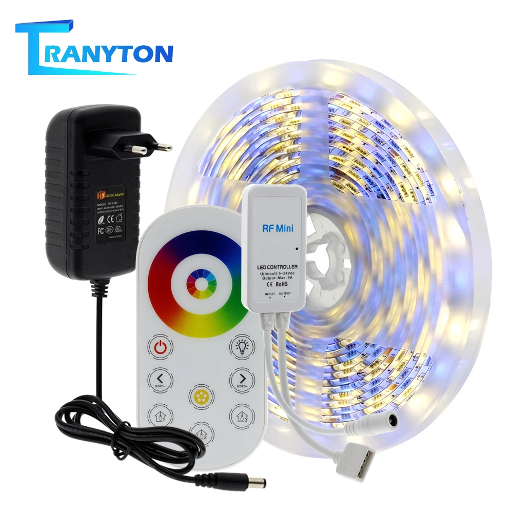 Светодиодная ленсветильник с дистанционным управлением 5 м 10 RGB SMD5050 RGBW/RGBWW лента