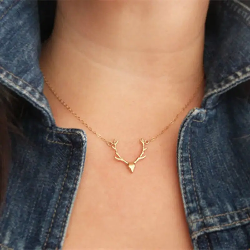 Vintage Little Antler Deer Head Elk Necklace Little Antlers Cute Choker Necklace for Women Charms Pendant Jewelry
Vintage Little Antler Deer Head Elk Necklace Little Antlers Cute Choker Necklace for Women Charms Pendant Jewelry