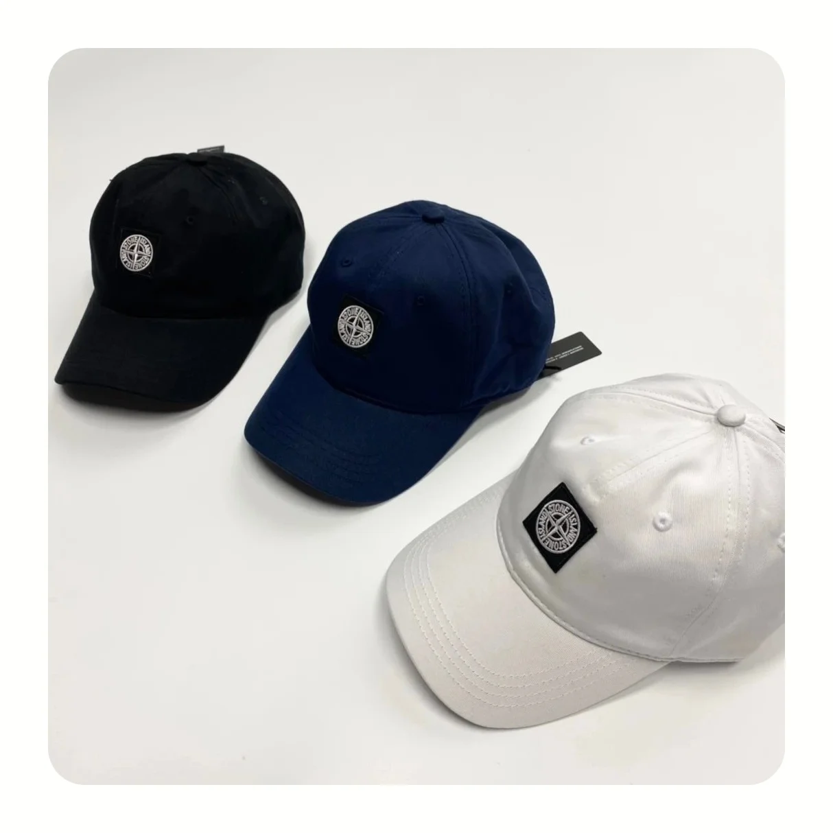 Stone island STONE baseball cap ISLAND soft top small armband curved brim hat sunshade leisure stone cap
Stone island STONE baseball cap ISLAND soft top small armband curved brim hat sunshade leisure stone cap