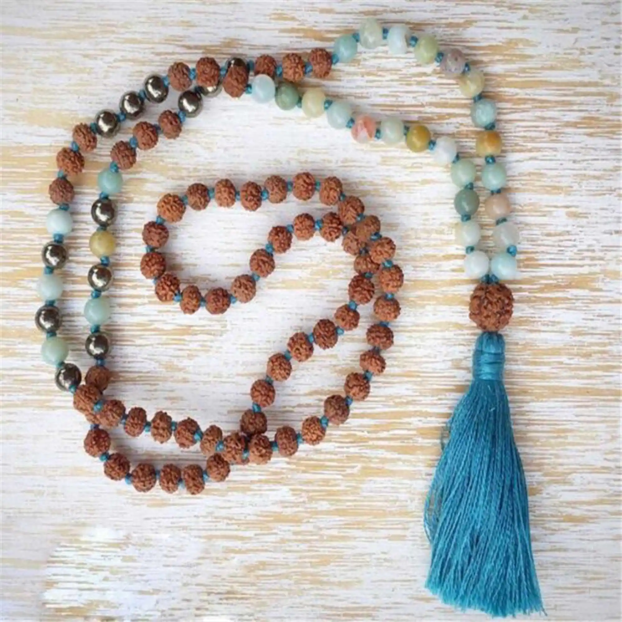 6MM Amazonite Rudraksha gemstone Necklace 108 knot beads Elegant Christmas Elegant Inspiration Diy Chain Pray Glowing Yoga
6MM Amazonite Rudraksha gemstone Necklace 108 knot beads Elegant Christmas Elegant Inspiration Diy Chain Pray Glowing Yoga