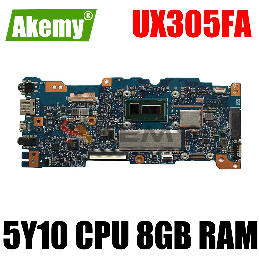 UX305FA With 5Y10 CPU 8GB RAM Mainboard REV 2.0 For ASUS UX305 UX305F UX305FA Laptop Motherboard 100% Tested free shipping 
UX305FA With 5Y10 CPU 8GB RAM Mainboard REV 2.0 For ASUS UX305 UX305F UX305FA Laptop Motherboard 100% Tested free shipping
