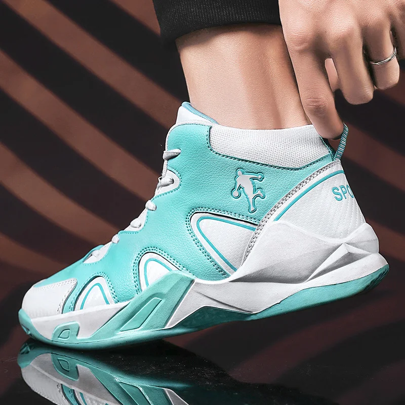 Spring/Autumn Basketball Shoes Boy White Basketball Training Shoes Male High Ankles Sneakers Outdoor Unisex Basketball Boots
Spring/Autumn Basketball Shoes Boy White Basketball Training Shoes Male High Ankles Sneakers Outdoor Unisex Basketball Boots