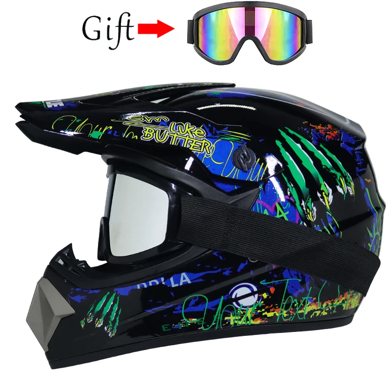 Motorcycle Full Face Helmets Motocross Off Road Racing Helmet Motorbike ATV Dirt Bike Racing Capacete Moto 
Motorcycle Full Face Helmets Motocross Off Road Racing Helmet Motorbike ATV Dirt Bike Racing Capacete Moto