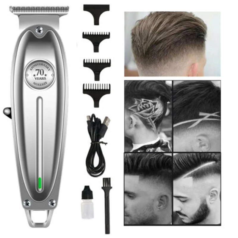 Electric Hair Clipper Chargable Metal Hair Trimmer Remover Haircut For Salon Hair Cutting Machine Trimmer for men
Electric Hair Clipper Chargable Metal Hair Trimmer Remover Haircut For Salon Hair Cutting Machine Trimmer for men