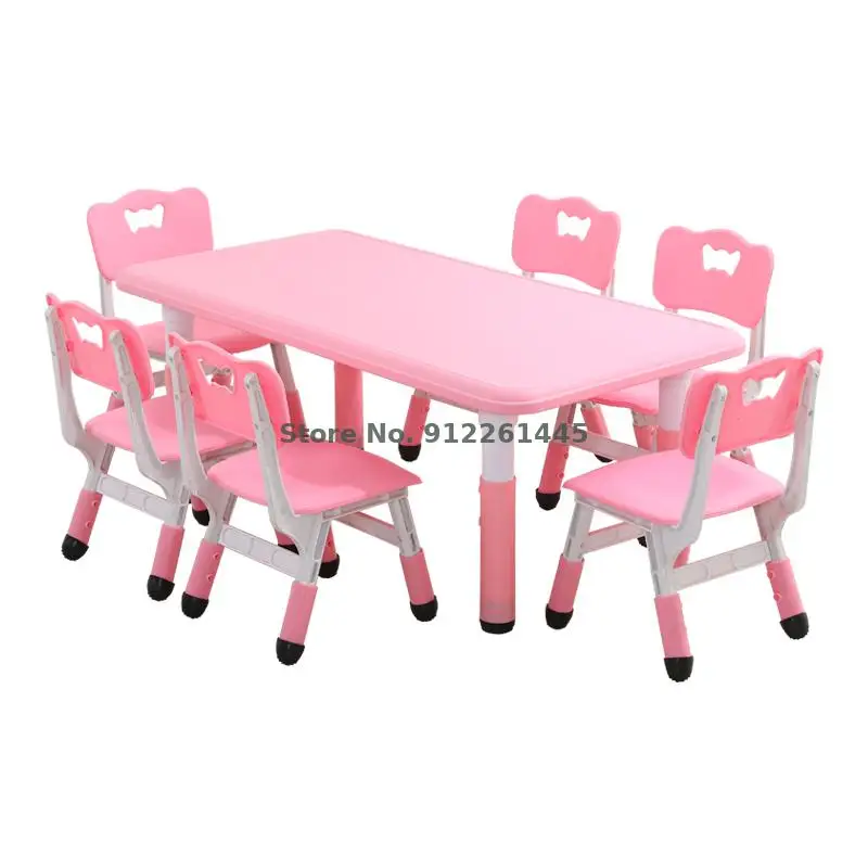 Детский обучающий стол прямоугольный бытовой пластиковый подъемный для