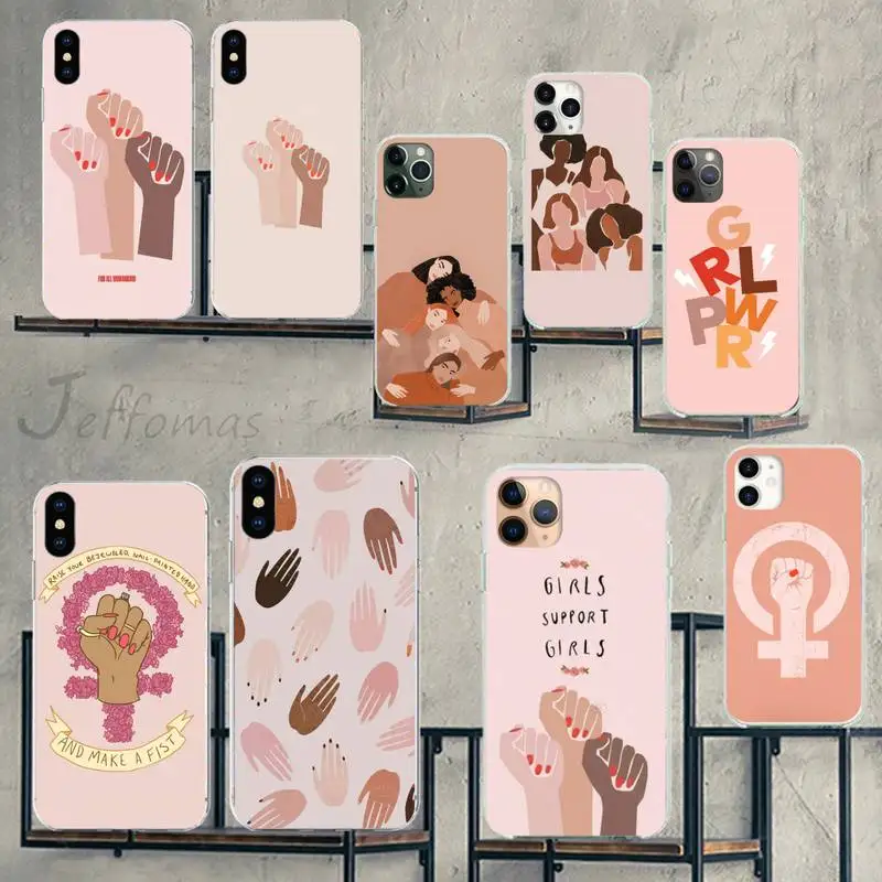Feminist fist girl power Logo Phone Case for iPhone 7 8 11 12 13 mini pro X XS XR MAX Plus
Feminist fist girl power Logo Phone Case for iPhone 7 8 11 12 13 mini pro X XS XR MAX Plus