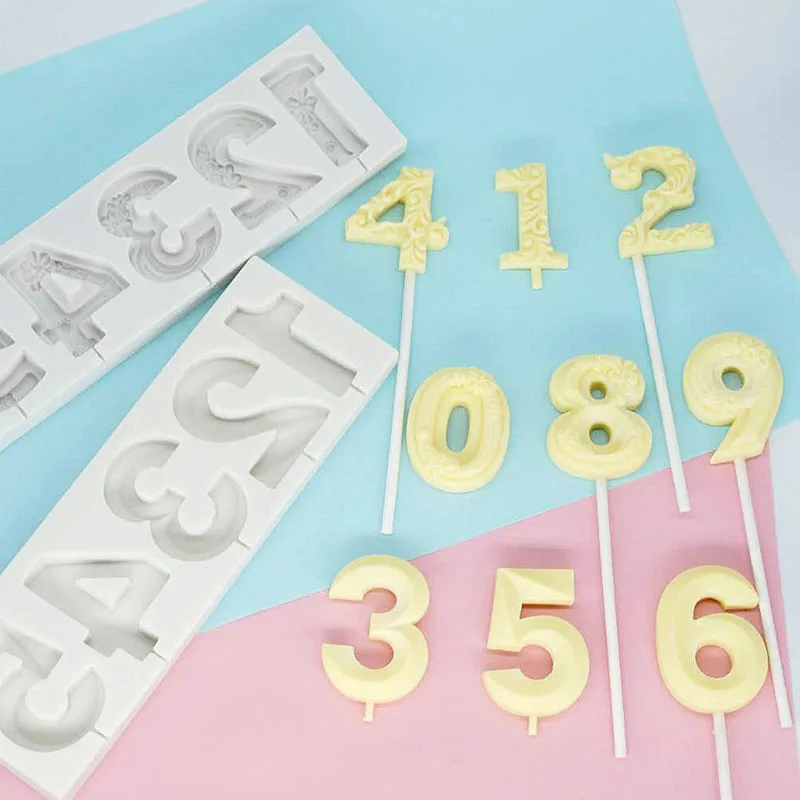 Decorating Silicone Cake Baking Mold Number Lollipop Fondant Cake Tools Chocolate Kitchen Moule Patisserie Household
Decorating Silicone Cake Baking Mold Number Lollipop Fondant Cake Tools Chocolate Kitchen Moule Patisserie Household