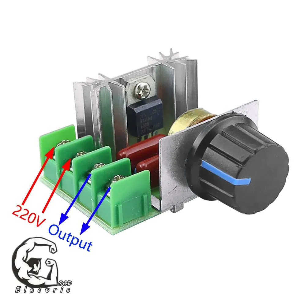 1pc AC 110V-220V 2000W 8A SCR Voltage Regulator Speed LED Dimming Thermostat 48*35*30MM Suitable For Resistive Loads
1pc AC 110V-220V 2000W 8A SCR Voltage Regulator Speed LED Dimming Thermostat 48*35*30MM Suitable For Resistive Loads