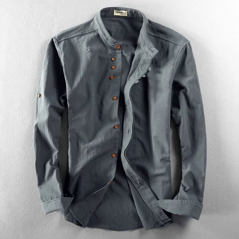 Men Cotton Linen Shirt Long Sleeves Casual Slim Comfortable Traditional Chinese Mandarin Collar Shirts M-7XL
Men Cotton Linen Shirt Long Sleeves Casual Slim Comfortable Traditional Chinese Mandarin Collar Shirts M-7XL