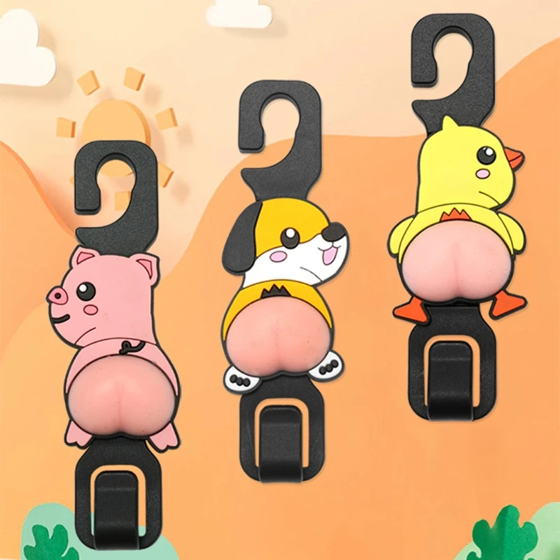 Q9QD 2-Pack Car Seat Headrest Hooks Universal Back Seat Organizer Hanger Cartoon Animal Multicolor for Purse Grocery
Q9QD 2-Pack Car Seat Headrest Hooks Universal Back Seat Organizer Hanger Cartoon Animal Multicolor for Purse Grocery