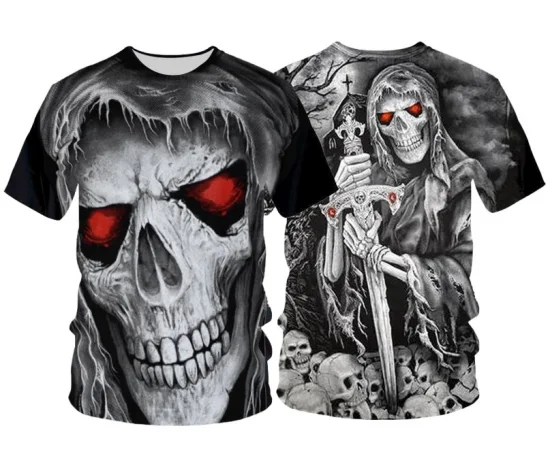 2021 new 3D full print T-shirt skull summer oversize short sleeve casual fashion oversize support customizatio 
2021 new 3D full print T-shirt skull summer oversize short sleeve casual fashion oversize support customizatio