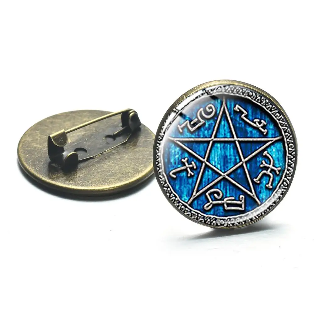 Steampunk Supernatural Brooches Pentagram Devils Trap Rune Glass Photo Cabochon Lapel Pins Backpack Clothes Badge Gift
Steampunk Supernatural Brooches Pentagram Devils Trap Rune Glass Photo Cabochon Lapel Pins Backpack Clothes Badge Gift