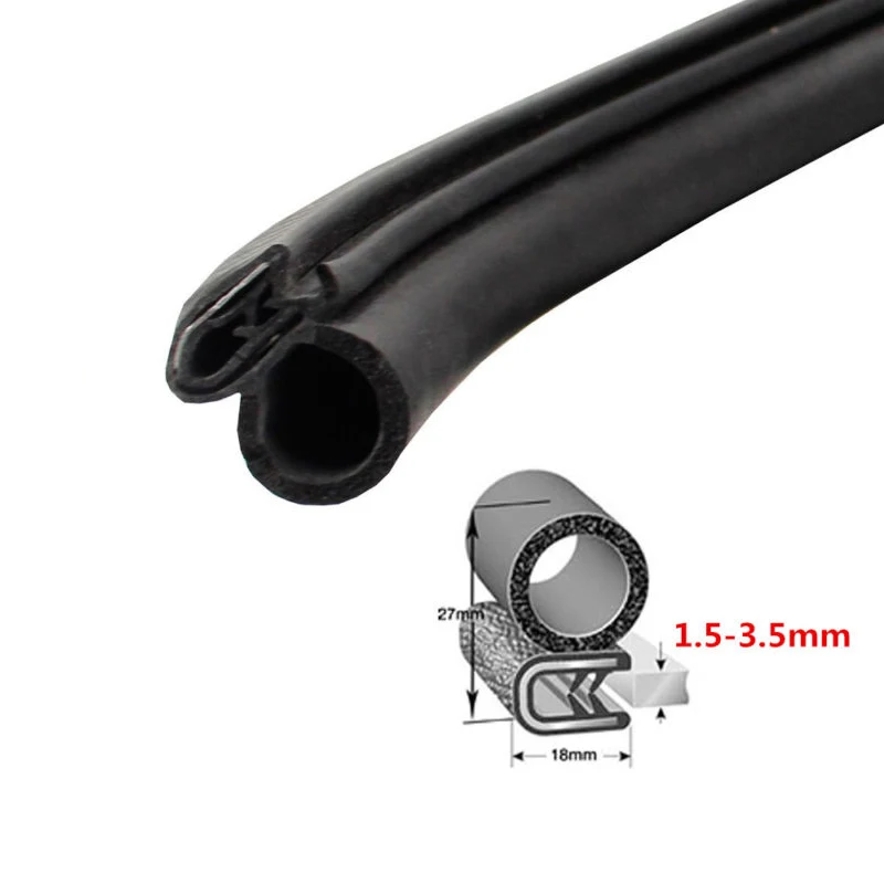 Anti-Noise Black Car Door Trunk Lip Seal Strip Edge Protector Strip High Quality Durable Fashion
Anti-Noise Black Car Door Trunk Lip Seal Strip Edge Protector Strip High Quality Durable Fashion