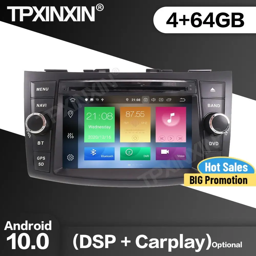 64G Car Radio 2 Din Stereo Receiver Android For SUZUKI SWIFT 2011 2012 2013 2014 2015 2016 GPS Navi Multimedia Player Head Unit
64G Car Radio 2 Din Stereo Receiver Android For SUZUKI SWIFT 2011 2012 2013 2014 2015 2016 GPS Navi Multimedia Player Head Unit