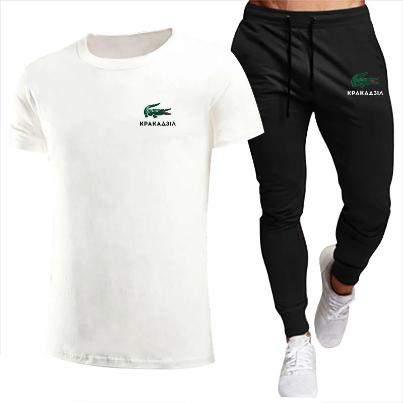 2021 Fashion Casual Sportswear Summer Alphabet Print Suit Men's Jogging Fitness Suit Men's Suit T-shirt + Pants 2-Piece Set 
2021 Fashion Casual Sportswear Summer Alphabet Print Suit Men's Jogging Fitness Suit Men's Suit T-shirt + Pants 2-Piece Set