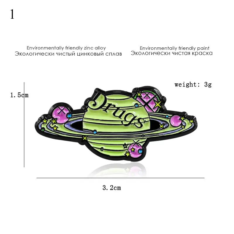 1PC Green Planet Brooch Space Ship Star Planet Surround Protect Earth Pins Exploring Natural Jewelry Best Gift For Kids
1PC Green Planet Brooch Space Ship Star Planet Surround Protect Earth Pins Exploring Natural Jewelry Best Gift For Kids
