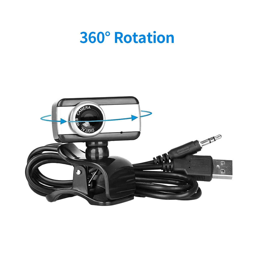 USB Computer Camera 480P Manual Focus Web Camera Drive-free Webcam with External Microphone for Video Chat Online Conference
USB Computer Camera 480P Manual Focus Web Camera Drive-free Webcam with External Microphone for Video Chat Online Conference