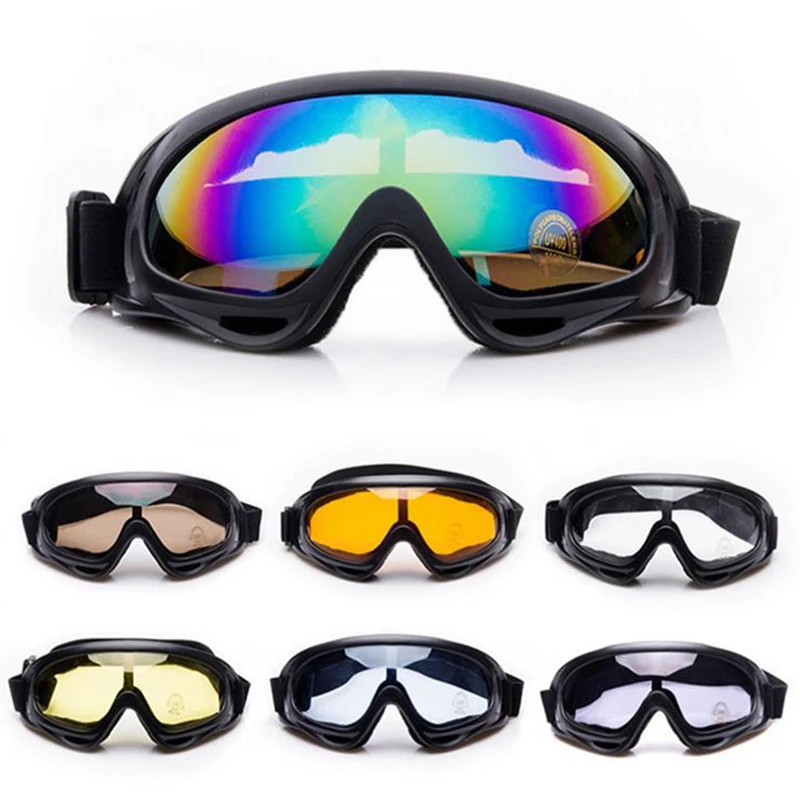 

1 Pcs Winter Windproof Skiing Glasses Goggles Outdoor Sports CS Glasses Ski Goggles UV400 Dustproof Moto Cycling Sunglasses 9