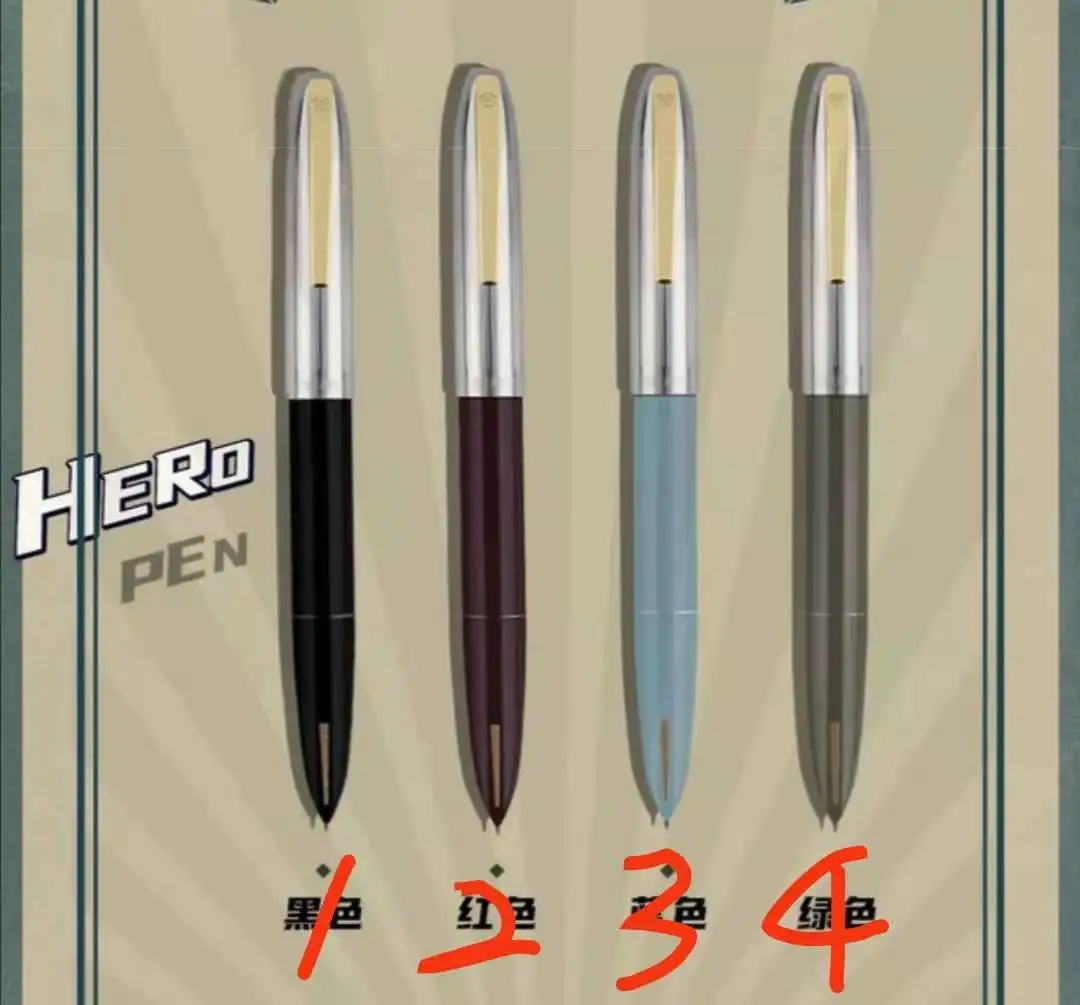 1pc New Vesion Hero A0503 Fountain Pen Arrow Mark Ink Pen F Nib Business Stationery Office School Writing Gift
1pc New Vesion Hero A0503 Fountain Pen Arrow Mark Ink Pen F Nib Business Stationery Office School Writing Gift