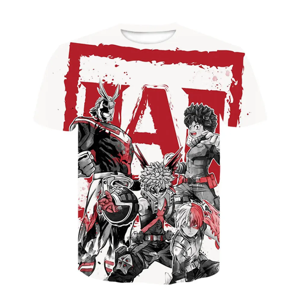 2021 3D printing comfortable T-shirt My hero academia Everyday leisure popular short-sleeved T-shirtMen's and Women's T-shirts
2021 3D printing comfortable T-shirt My hero academia Everyday leisure popular short-sleeved T-shirtMen's and Women's T-shirts