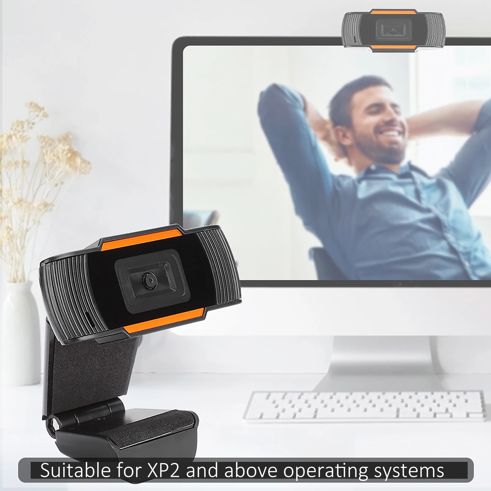 720P Full HD веб-камера с микрофоном, USB-разъем, веб-камера для ПК, компьютера, Mac, ноутбука, настольного компьютера, Skype, мини-камера высокого качест... 
720P Full HD веб-камера с микрофоном, USB-разъем, веб-камера для ПК, компьютера, Mac, ноутбука, настольного компьютера, Skype, мини-камера высокого качест...
