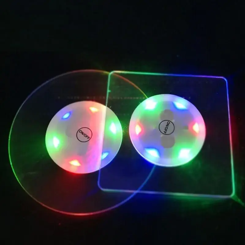 1pcs Mini Glow Coaster LED Bottle Light Stickers Festival Nightclub Bar Party Vase Decoration LED Glorifier Drink Cup Mat
1pcs Mini Glow Coaster LED Bottle Light Stickers Festival Nightclub Bar Party Vase Decoration LED Glorifier Drink Cup Mat