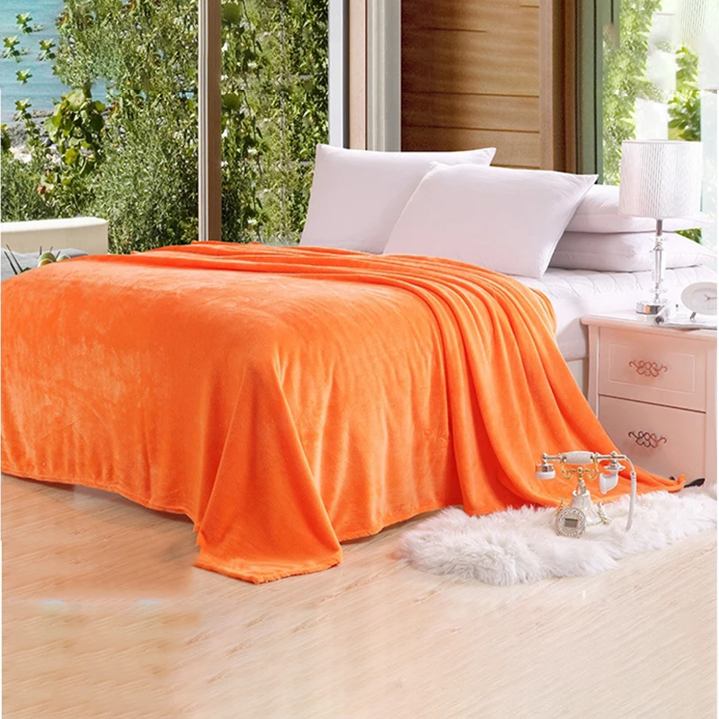 Soft Coral Fleece Blanket Solid Color Bedspread On The Beds Warm Flannel Blanket For Kids Washable Queen Blanket Home Textile
Soft Coral Fleece Blanket Solid Color Bedspread On The Beds Warm Flannel Blanket For Kids Washable Queen Blanket Home Textile