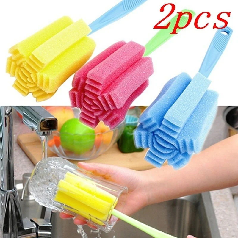 2 Pcs Kitchen Cleaning Tool Sponge Brush for Wineglass Bottle Coffe Tea Glass Cup Color Random
2 Pcs Kitchen Cleaning Tool Sponge Brush for Wineglass Bottle Coffe Tea Glass Cup Color Random