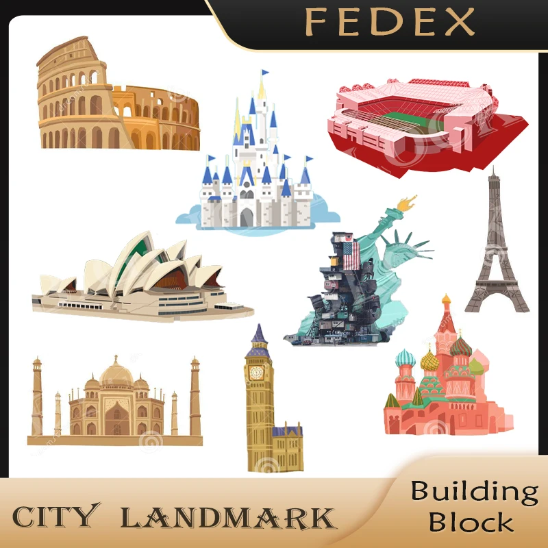 17005 17008 Lepin Famous City Landmark Building Block Big Ben Taj Mahal Paris Roman Castle Cathedral Collection Children Toys
17005 17008 Lepin Famous City Landmark Building Block Big Ben Taj Mahal Paris Roman Castle Cathedral Collection Children Toys
