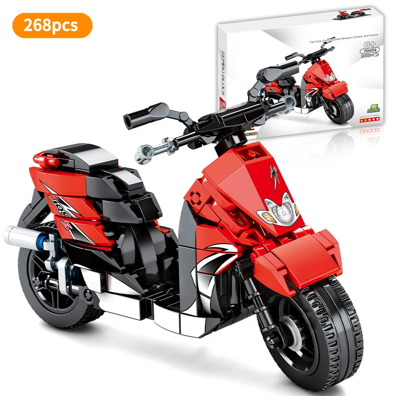 Технический YMH мотоцикл городской вид мотоцикл скоростной гоночный автомобиль Moc строительные блоки игрушки для детей подарок
Технический YMH мотоцикл городской вид мотоцикл скоростной гоночный автомобиль Moc строительные блоки игрушки для детей подарок