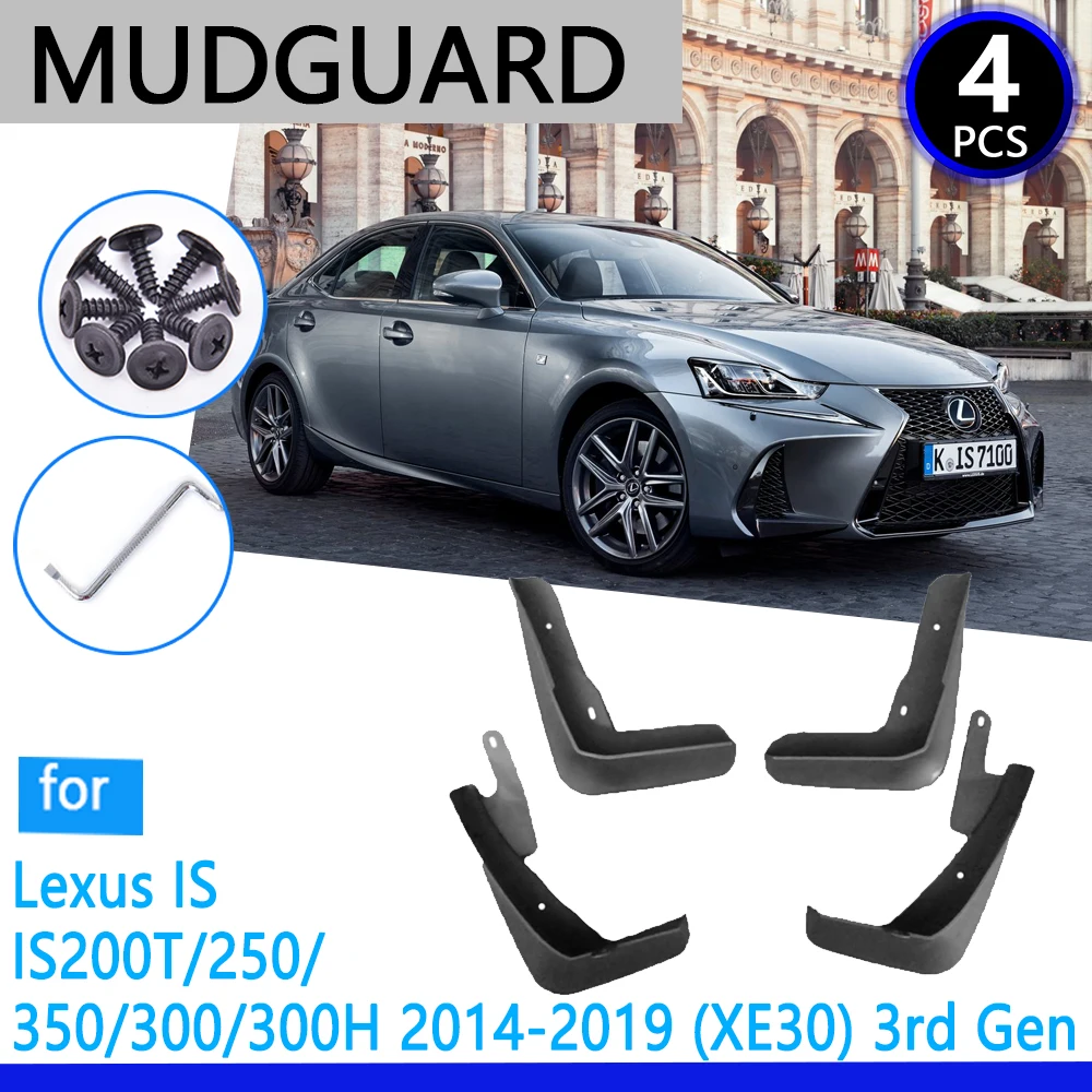 Mudguard for Lexus IS IS200T IS250 IS350 IS300 IS300H XE30 2014~2019 2017 Car Accessories Mudflap Fender Auto Replacement Parts
Mudguard for Lexus IS IS200T IS250 IS350 IS300 IS300H XE30 2014~2019 2017 Car Accessories Mudflap Fender Auto Replacement Parts