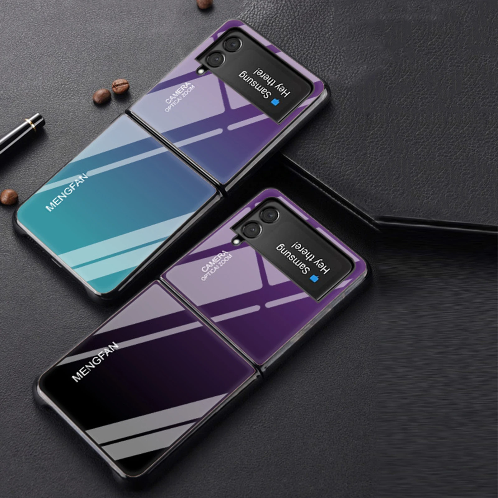 Gradient Phone Case for Samsung Galaxy Z Flip 3 Case Hard 9H Tempered Glass Anti Drop Back Cover Shockproof Phone Case Cover 
Gradient Phone Case for Samsung Galaxy Z Flip 3 Case Hard 9H Tempered Glass Anti Drop Back Cover Shockproof Phone Case Cover