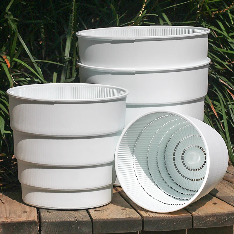 NEW Meshpot Root Control Plastic Flower Pots Garden Planter Excellent Drainage Suitable for All House Planting in 17 cm 21cm 25
NEW Meshpot Root Control Plastic Flower Pots Garden Planter Excellent Drainage Suitable for All House Planting in 17 cm 21cm 25