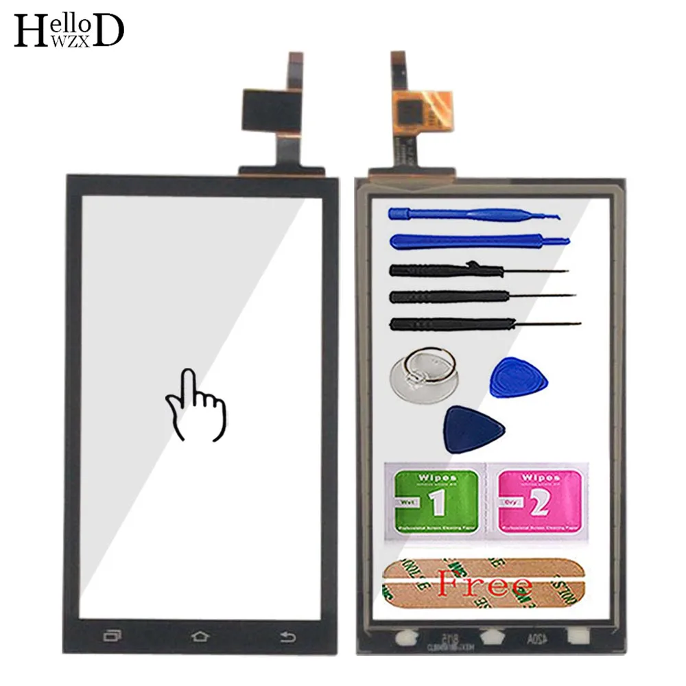 

Touch Screen Glass For Vertex Impress Evento Touch Screen Replacement Digitizer Panel Front Glass 4.5'' Mobie Tools