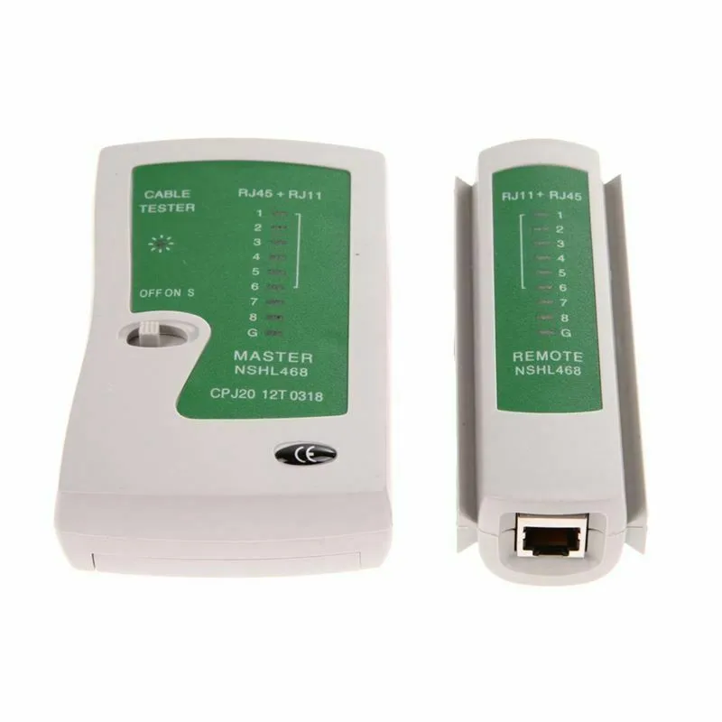 1PC RJ-45 RJ11 RJ12 Network Cable Tester Cable Network Tester Cat5 Cat6 UTP White Suitable For Home And Outside Use
1PC RJ-45 RJ11 RJ12 Network Cable Tester Cable Network Tester Cat5 Cat6 UTP White Suitable For Home And Outside Use