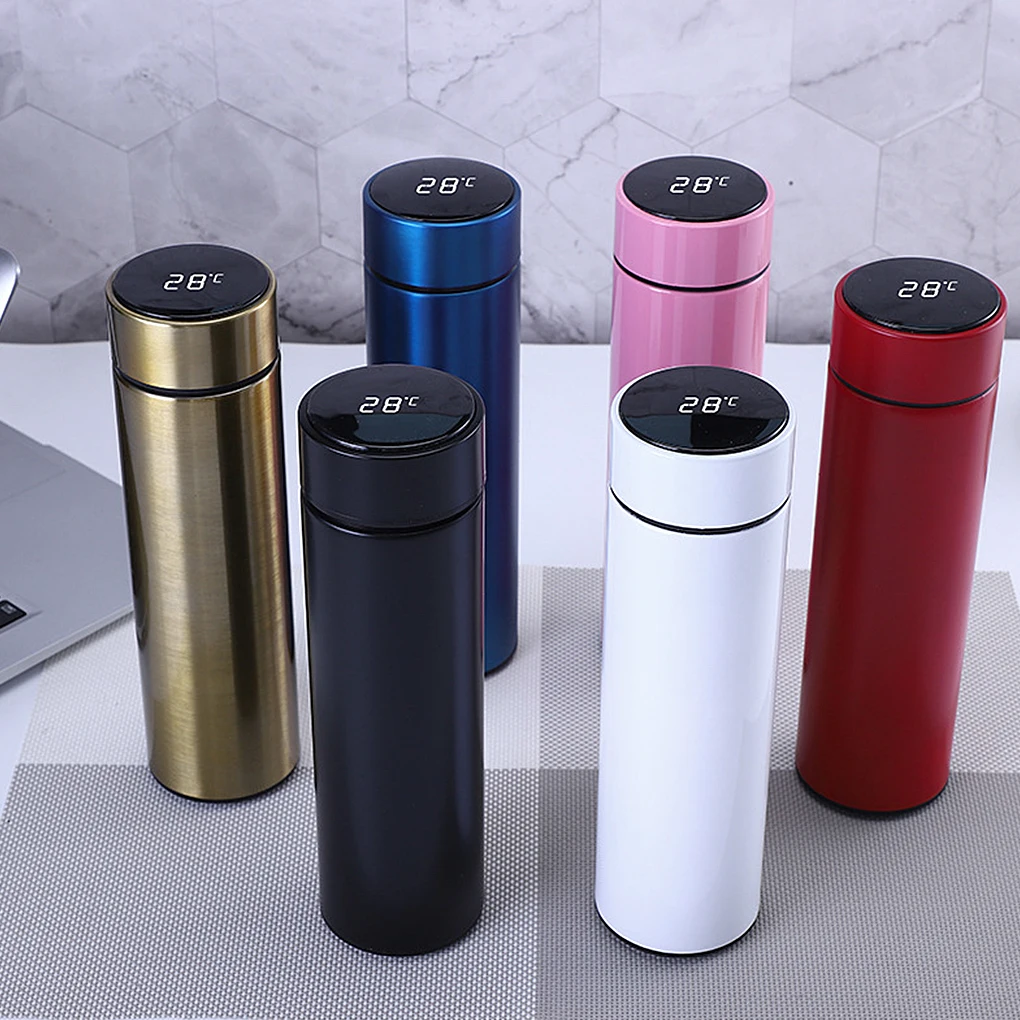 Smart Water Cup 500ml 304 Stainless Steel LED Vacuum Cup Thermos Portable Digital Display Water Drink Bottle Business Gift
Smart Water Cup 500ml 304 Stainless Steel LED Vacuum Cup Thermos Portable Digital Display Water Drink Bottle Business Gift