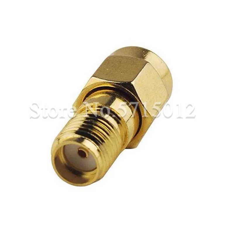 

3pcs Gold SMA-JK Male Turn to Famale Adaptor SMA RF Coaxial Cable Connector Pure Copper Converter