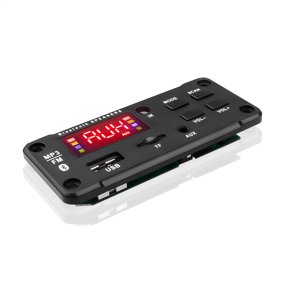 AUX 12 в Bluetooth 5 0 WAV MP3-плеер декодирующая плата FM-радио модуль беспроводной