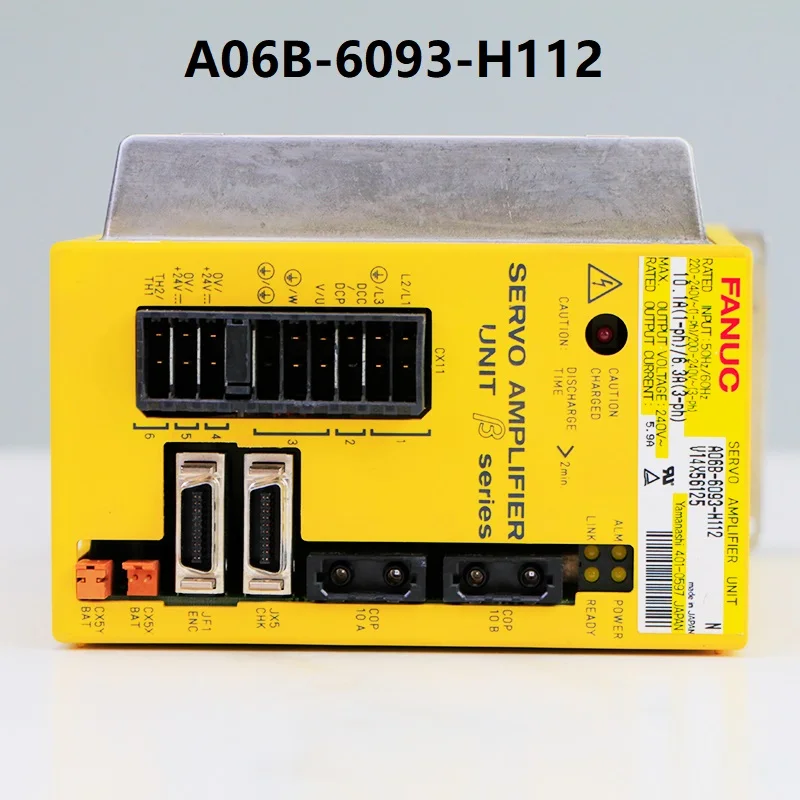 

Second-Hand A06B-6093-H112 Fanuc Servo Amplifier Drive for CNC System Machine