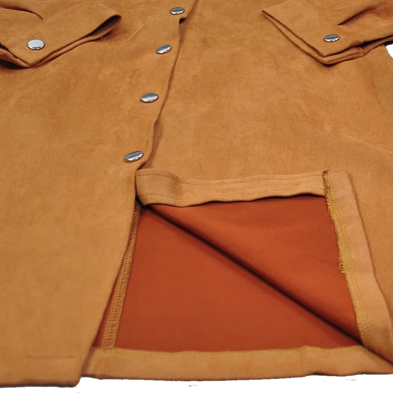 TYHRU Women's Autumn Fashion costume Solid Color Single turndown collar Breasted Suede Collar Belt A-line Short Ladies cloak
TYHRU Women's Autumn Fashion costume Solid Color Single turndown collar Breasted Suede Collar Belt A-line Short Ladies cloak