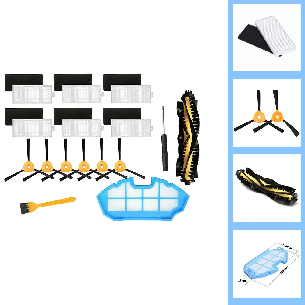 Main Brush Filters Side Brushes Screwdriver Spare Parts Kit Apply For EcoVacs Deebot N79 N79S N79SE N79W N79T N79W Deebot 500
Main Brush Filters Side Brushes Screwdriver Spare Parts Kit Apply For EcoVacs Deebot N79 N79S N79SE N79W N79T N79W Deebot 500