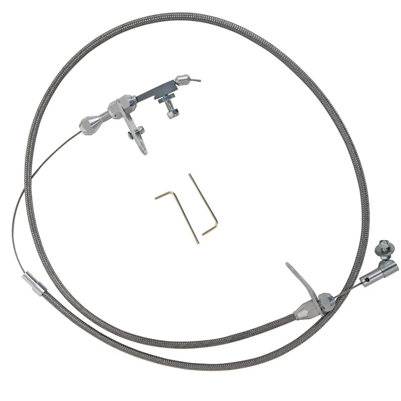 Fits Cable Silver Kickdown Stainless Steel For Chrysler Mopar 727 Transmission Nice Newest
Fits Cable Silver Kickdown Stainless Steel For Chrysler Mopar 727 Transmission Nice Newest