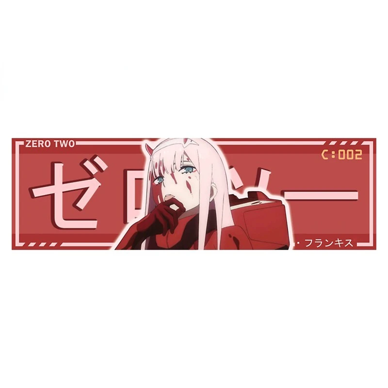 Zero Two Drift Slap Fine SUV Car Stickers Waterproof Scratch-proof Anime Decal Suitable for VAN RV luggage, skateboard, laptop
Zero Two Drift Slap Fine SUV Car Stickers Waterproof Scratch-proof Anime Decal Suitable for VAN RV luggage, skateboard, laptop