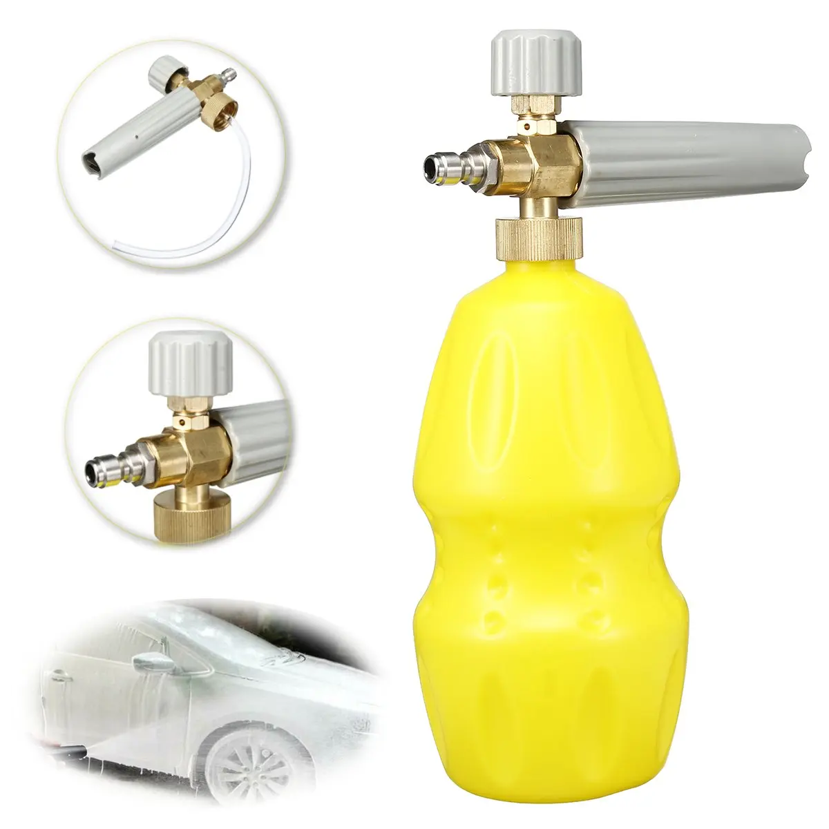 1000ml High Pressure Car Washer Snow Foam Lance Adapter for Karcher Adjustable Auto Car Replacement Part Foam Lance Adapter
1000ml High Pressure Car Washer Snow Foam Lance Adapter for Karcher Adjustable Auto Car Replacement Part Foam Lance Adapter