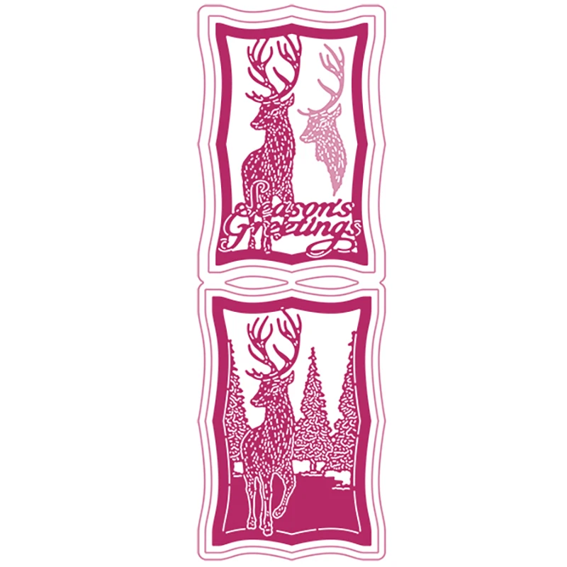 New Christmas elk cutting dies & stamps scrapbook dariy decoration stencil embossing template diy greeting card handmade hot
New Christmas elk cutting dies & stamps scrapbook dariy decoration stencil embossing template diy greeting card handmade hot