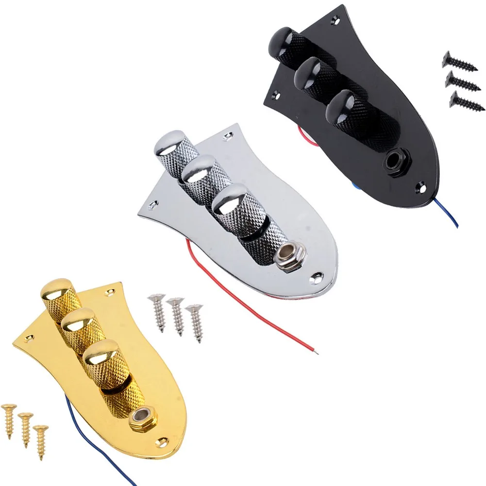JB Switch Control Plate Assembly Knobs Pots Loaded Wired Switch Control Plate For FD Jazz Bass Guitar Parts With 3 Colors
JB Switch Control Plate Assembly Knobs Pots Loaded Wired Switch Control Plate For FD Jazz Bass Guitar Parts With 3 Colors