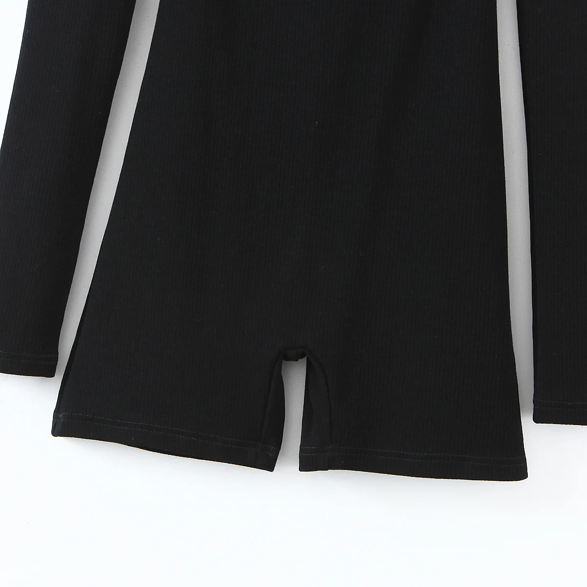 2021 Ribbed Black Long Sleeve Playsuit Women Square Neck Short Rompers Ladies Workout Fitness Playsuit Female Shorts Jumpsuit
2021 Ribbed Black Long Sleeve Playsuit Women Square Neck Short Rompers Ladies Workout Fitness Playsuit Female Shorts Jumpsuit