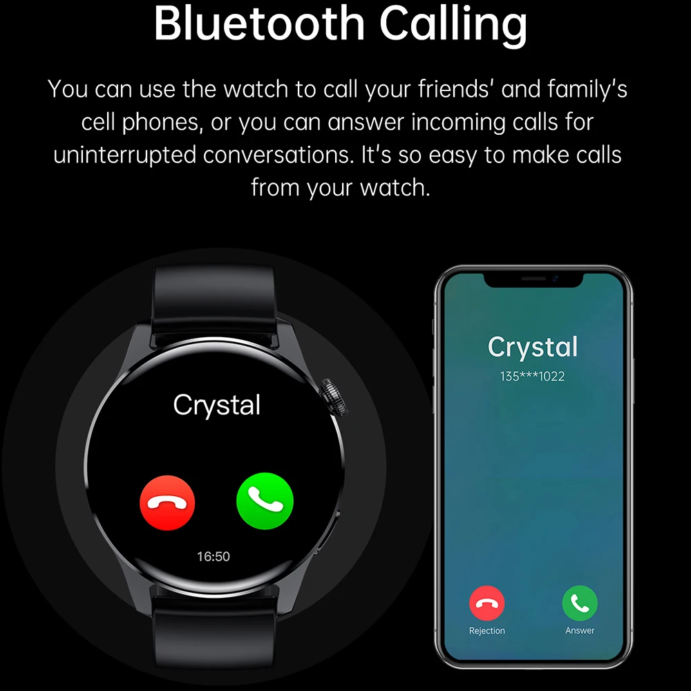 Смарт-часы для мужчин и женщин водонепроницаемые спортивные с Bluetooth Android Apple System